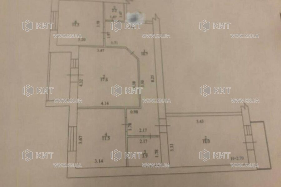 Продаж квартири Харків, Жуковського, П’ятихатки, 84м²