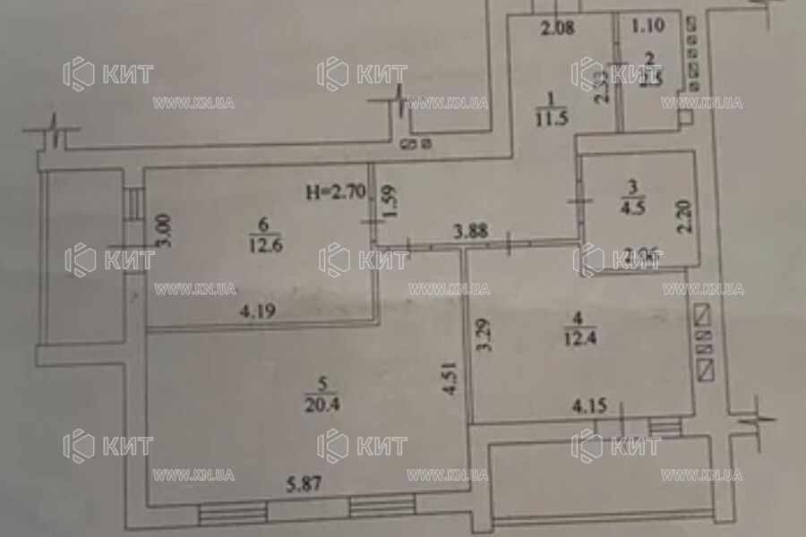 Продаж квартири Харків, ХТЗ, Рогань, 69м²