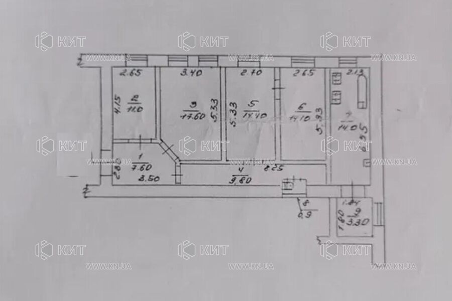 Продаж квартири Харків, Спорт.Гагар.Повст., 92м²