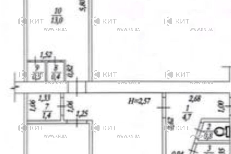 Продаж квартири Харків, Жуковського, П’ятихатки, 56м²