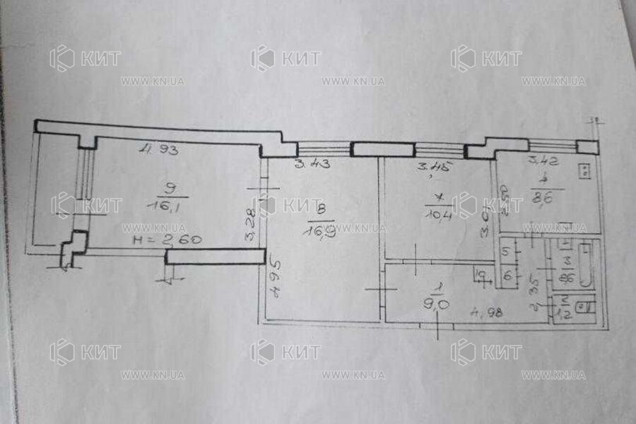 Продажа квартиры Харьков, Салтовка, 520 мрн., 68м²