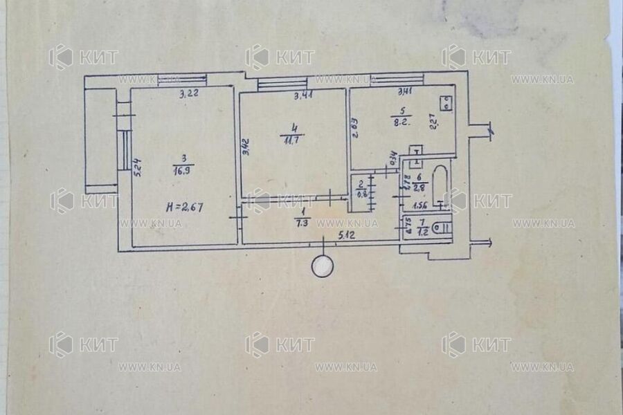 Продажа квартиры Харьков, Северная Салтовка 4, 50м²