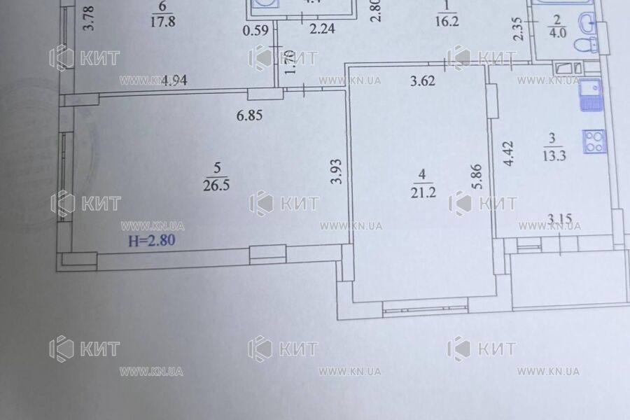Продаж квартири Харків, Нові Дома, 104м²