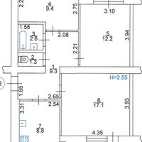 Продажа квартиры Харьков, Аэропорт, Мерефянское шоссе, 66м²