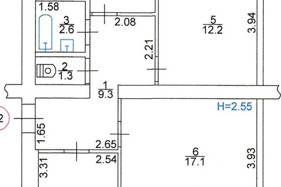 Продажа квартиры Харьков, Аэропорт, Мерефянское шоссе, 66м²