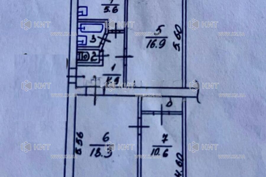 Продажа квартиры Харьков, Новые дома, 61м²