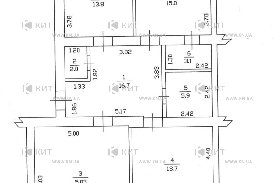 Продаж квартири Харків, Павлове Поле, 107м²
