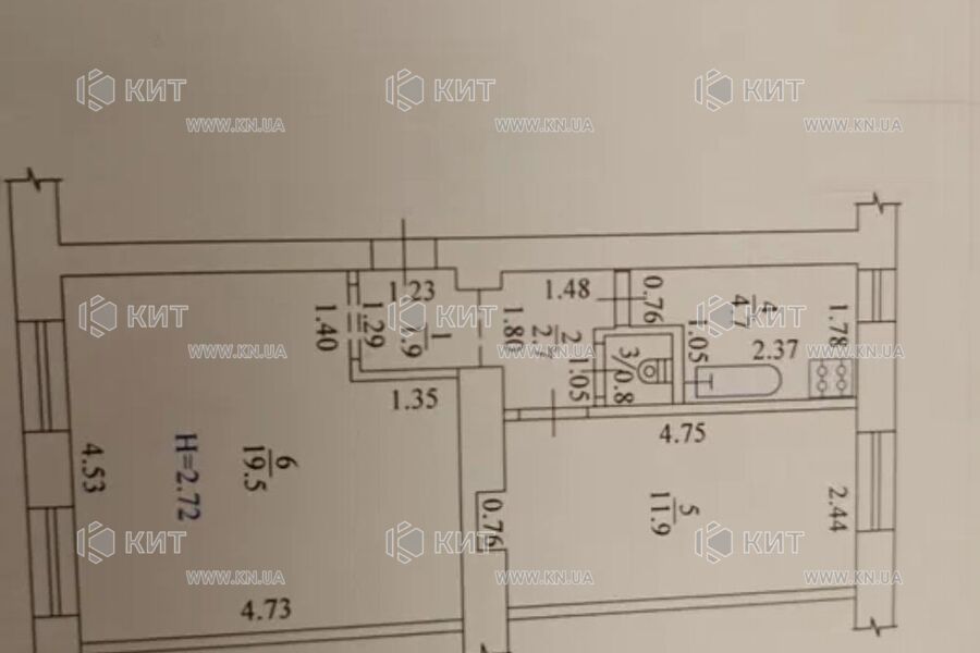 Продажа квартиры Харьков, Малышева, 42м²