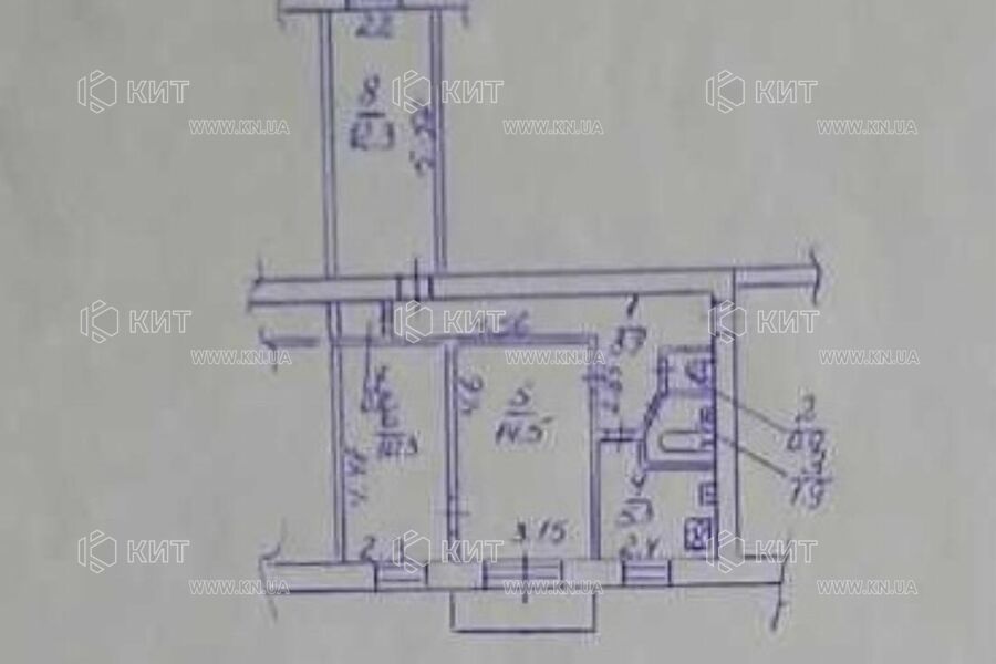 Продажа квартиры Харьков, Павлово Поле, 56м²