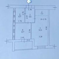 Продаж квартири Харків, ХТЗ, Рогань, 43м²