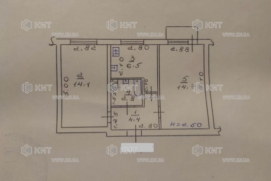 Продаж квартири Харків, Павлове Поле, 43м²