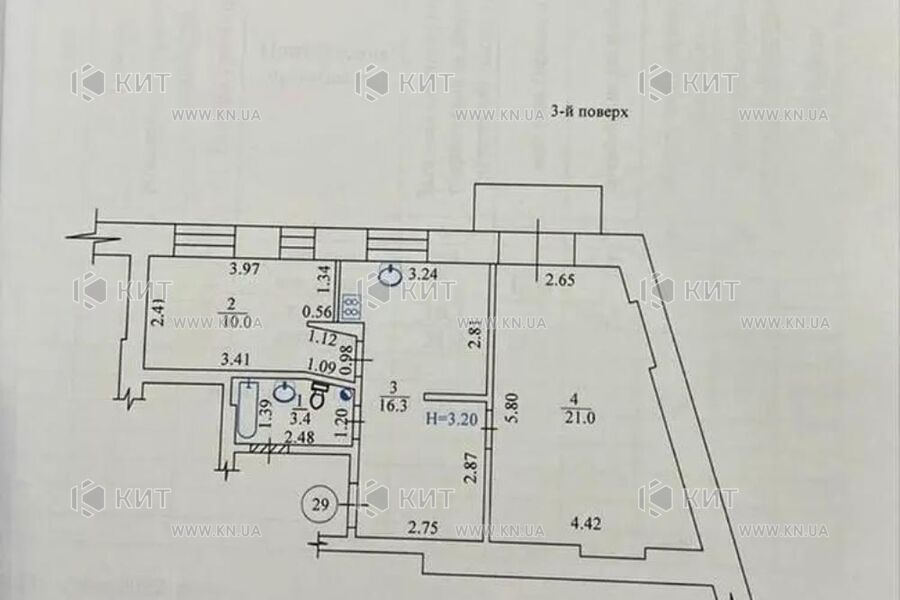 Продажа квартиры Харьков, Центр, 51м²