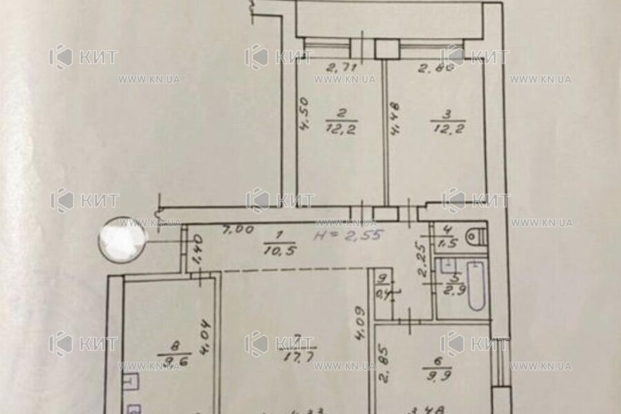 Продаж квартири Харків, Холодна Гора, 82м²