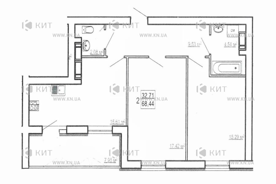 Продаж квартири Харків, Холодна Гора, 68м²