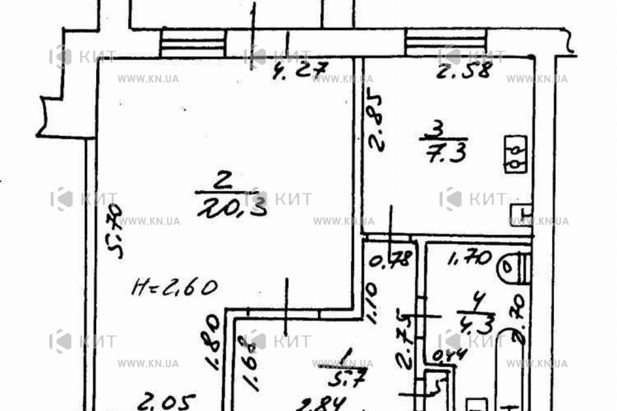 Продаж квартири Харків, Жуковського, П’ятихатки, 40м²