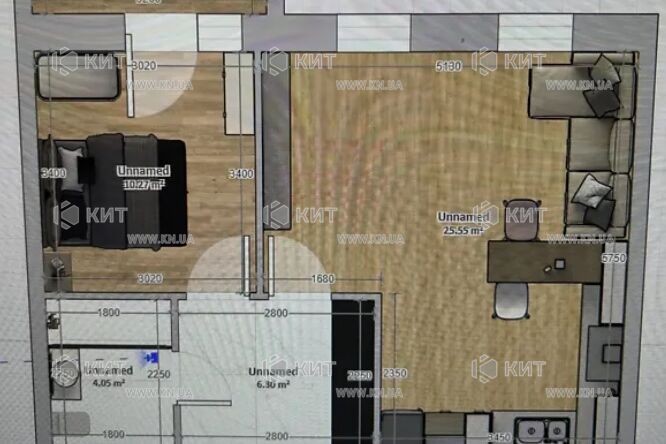 Продажа квартиры Харьков, ХТЗ, Рогань, 47.91м²