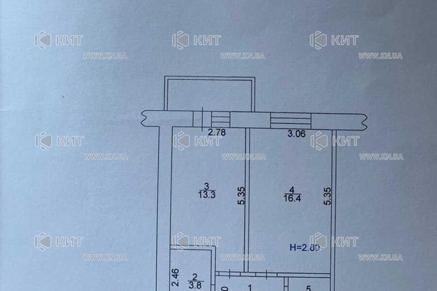 Продажа квартиры Харьков, Новые дома, 38м²