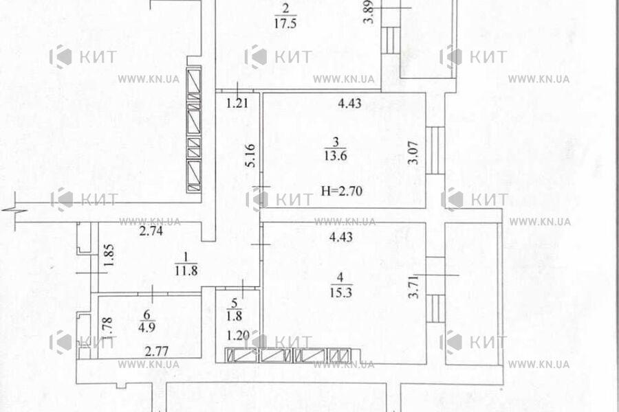 Продажа квартиры Харьков, Спортивная, Гагарина, Защитников, 70м²