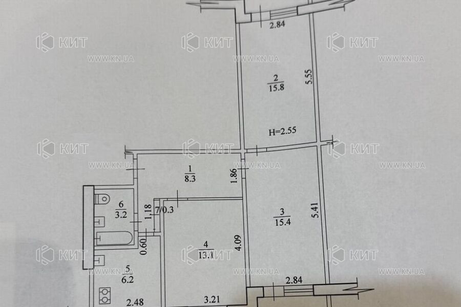 Продажа квартиры Харьков, Салтовка, 531 мрн., 64м²