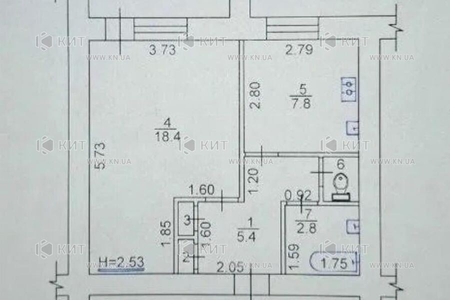 Продаж квартири Харків, Одеська, Основа, 39м²