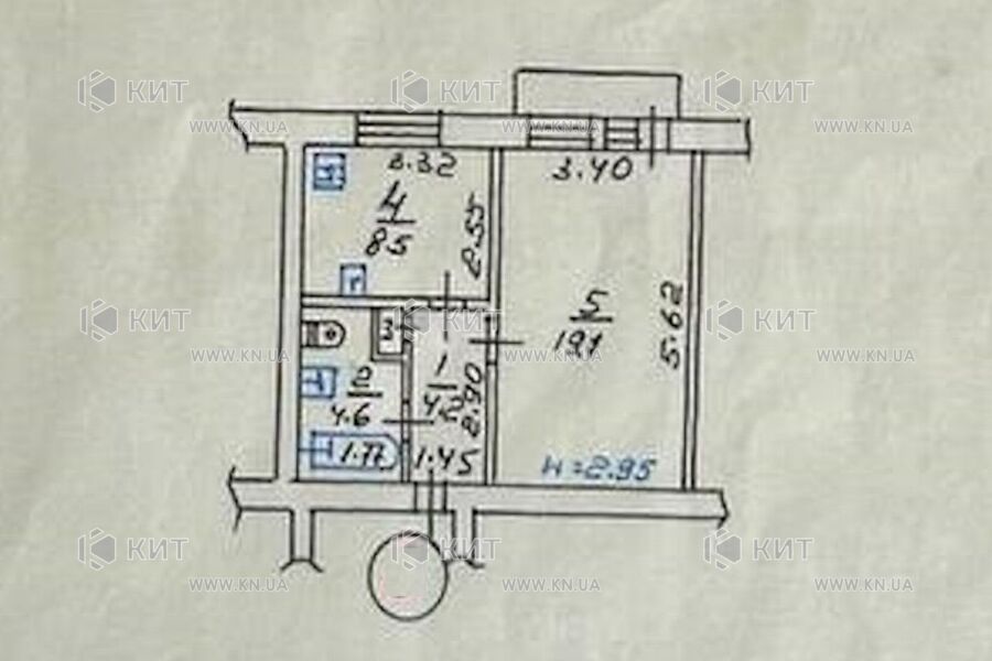 Продажа квартиры Харьков, ЮЖД, Центр. рынок, 37м²