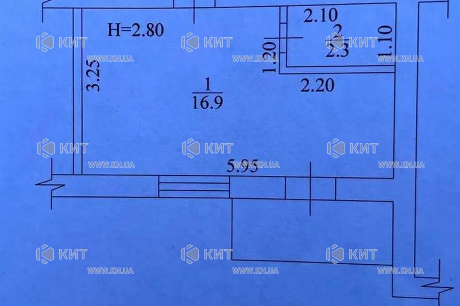 Продажа квартиры Харьков, Спортивная, Гагарина, Защитников, 19м²