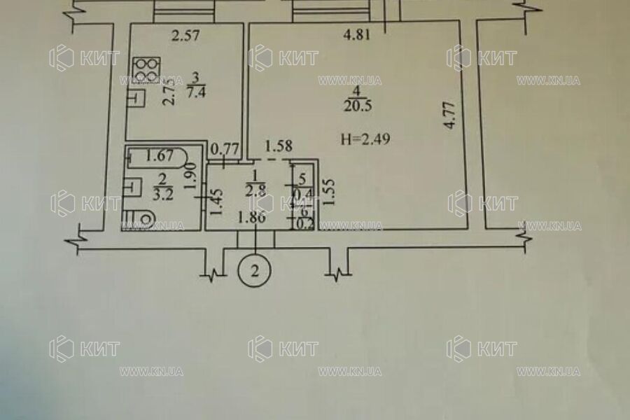 Продажа квартиры Харьков, Аэропорт, Мерефянское шоссе, 38м²