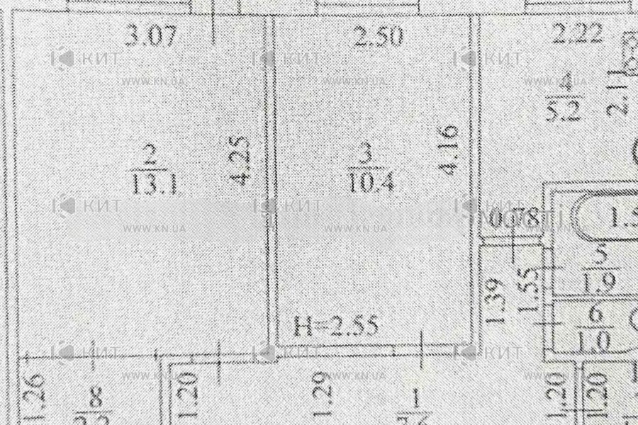 Продаж квартири Харків, Салтівка, 533 мрн., 45м²