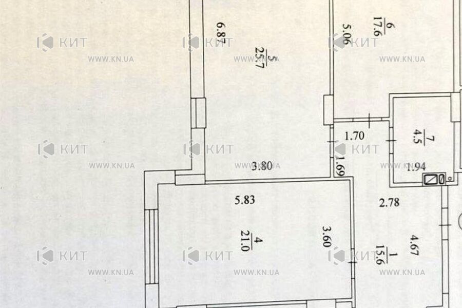 Продаж квартири Харків, Нові Дома, 103.5м²
