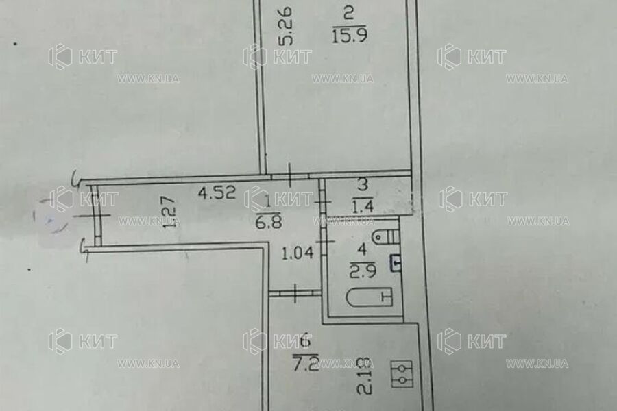 Продаж квартири Харків, Одеська, Основа, 36м²