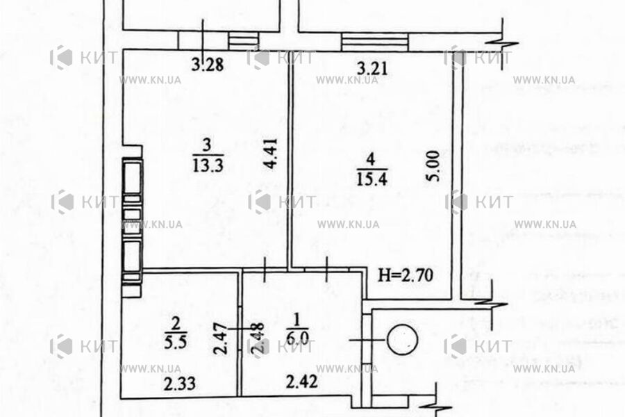 Продаж квартири Харків, Салтівка(Бараб.,Україна), 43м²