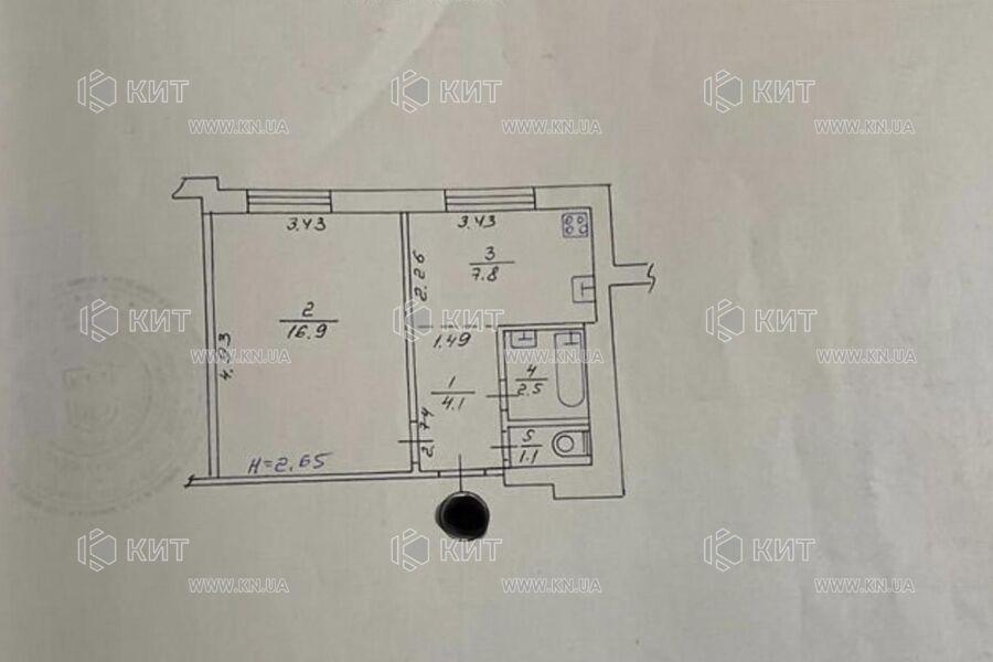 Продажа квартиры Харьков, Киевская, Гидропарк, 32.4м²