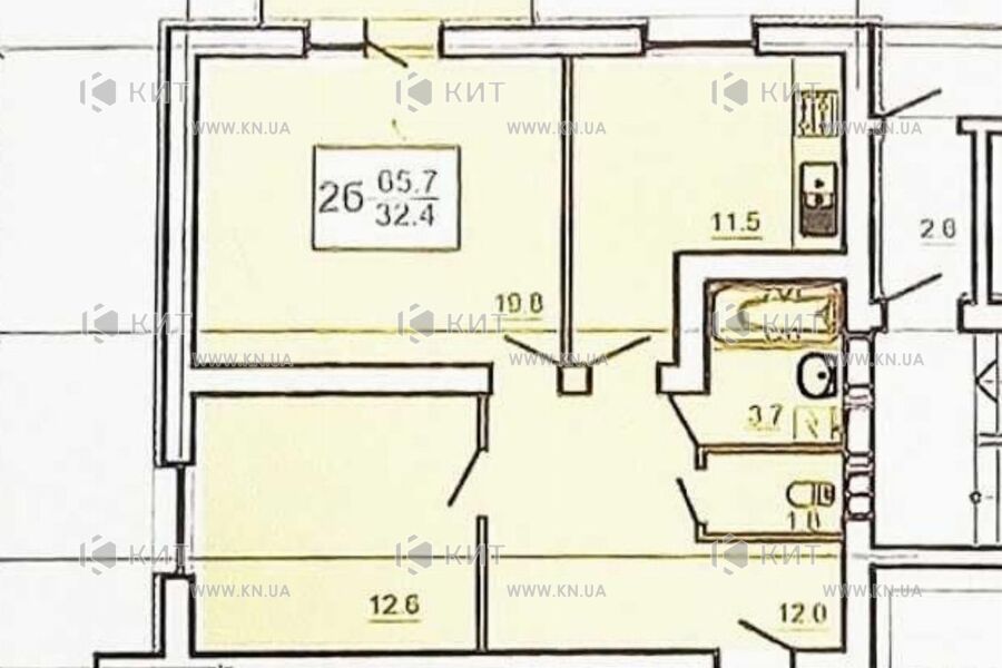 Продажа квартиры Харьков, Салтовка(Г.Труда,Студ.), 65м²