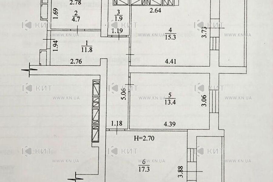 Продаж квартири Харків, Спорт.Гагар.Повст., 70м²