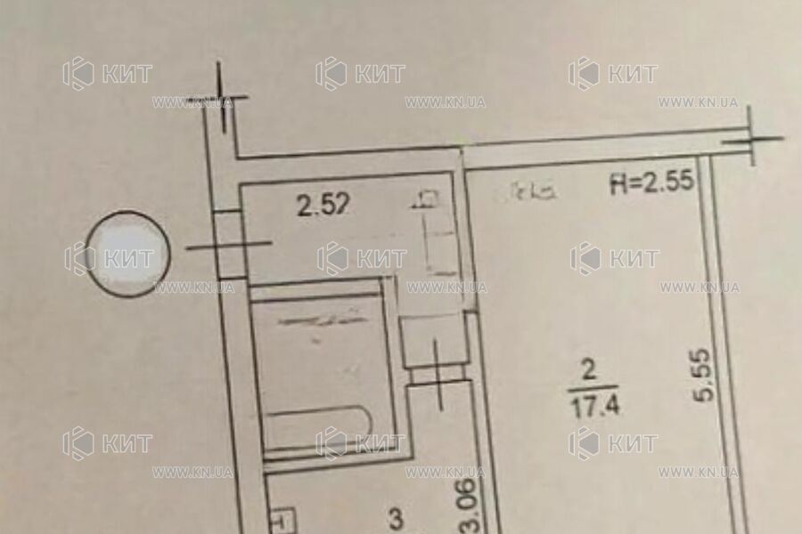 Продаж квартири Харків, Нові Дома, 32м²