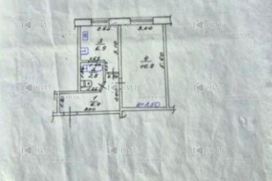 Продаж квартири Харків, Нові Дома, 33м²