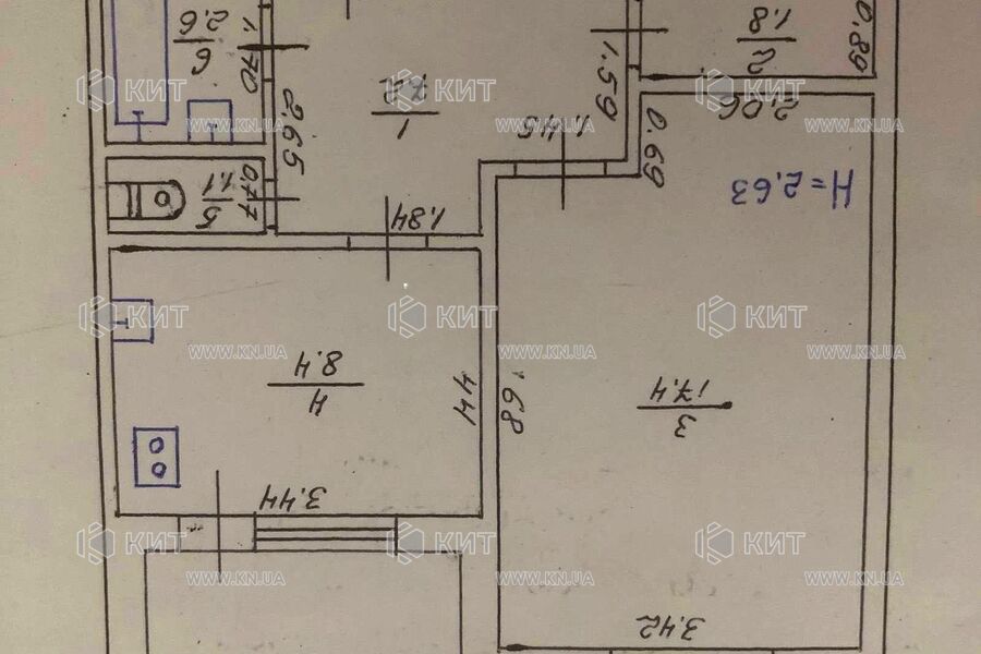 Продажа квартиры Харьков, Северная Салтовка 1, 41м²