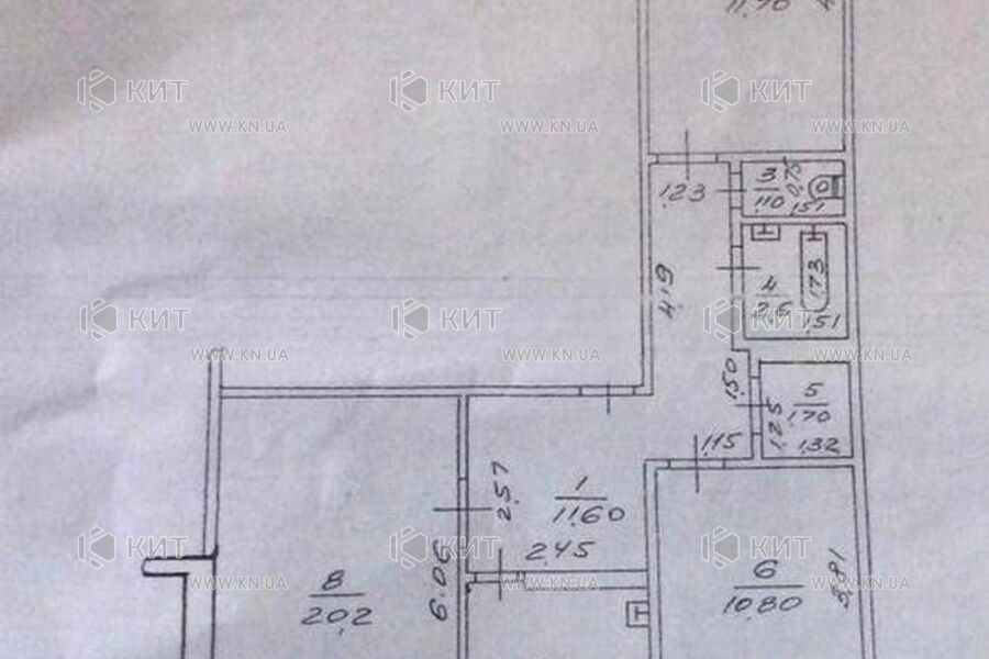 Продаж квартири Харків, Північна Салтівка 2, 71м²