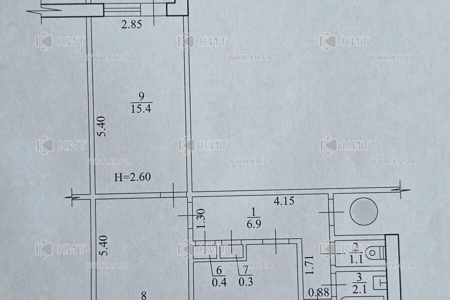 Продаж квартири Харків, Салтівка, 521 мрн., 66м²