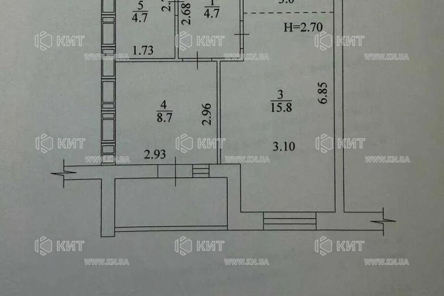 Продажа квартиры Харьков, ХТЗ, Рогань, 39м²