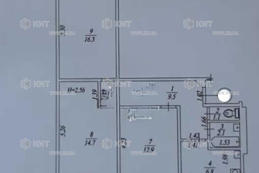 Продаж квартири Харків, Салтівка, 626 мрн., 67м²