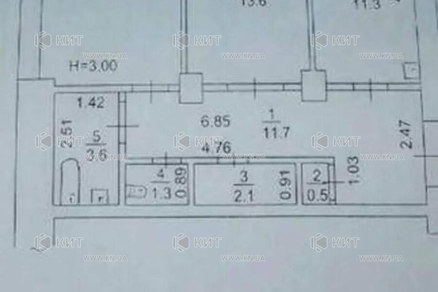 Продажа квартиры Харьков, Спортивная, Гагарина, Защитников, 61м²