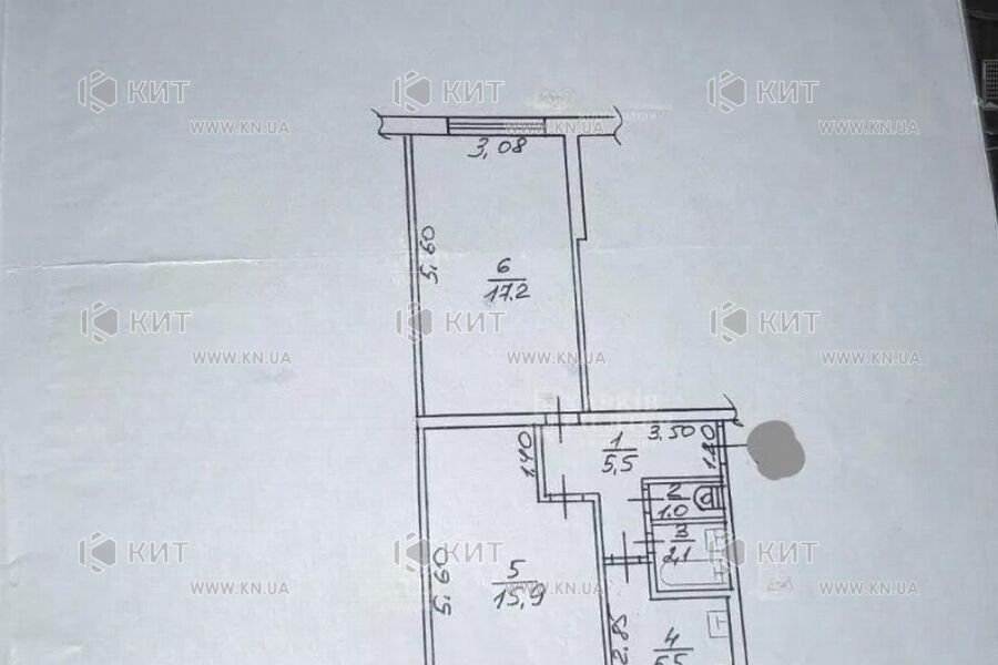 Продаж квартири Харків, Салтівка, 531 мрн., 48.3м²
