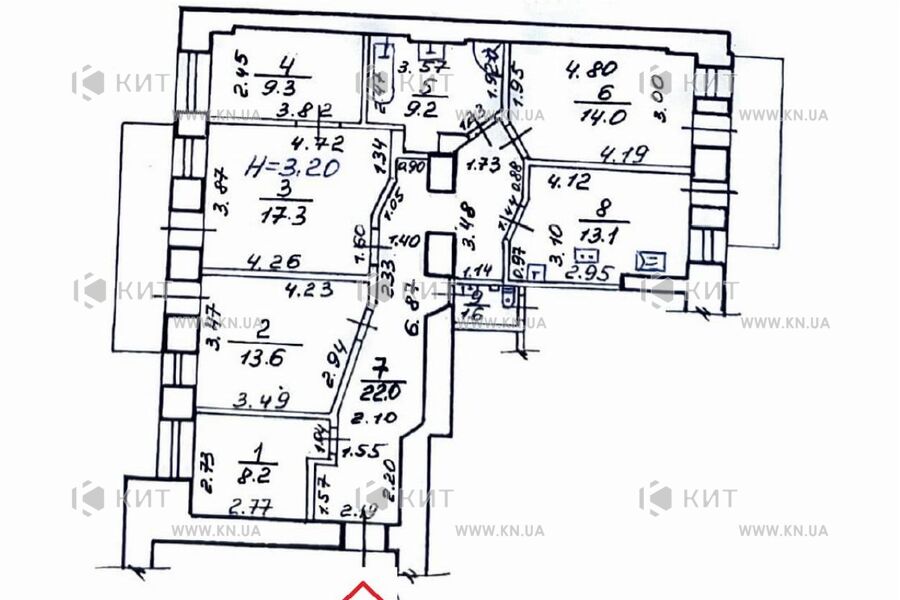 Aренда квартиры Харьков, Центр, 113м²