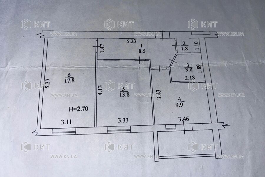 Продаж квартири Харків, Холодна Гора, 57.8м²