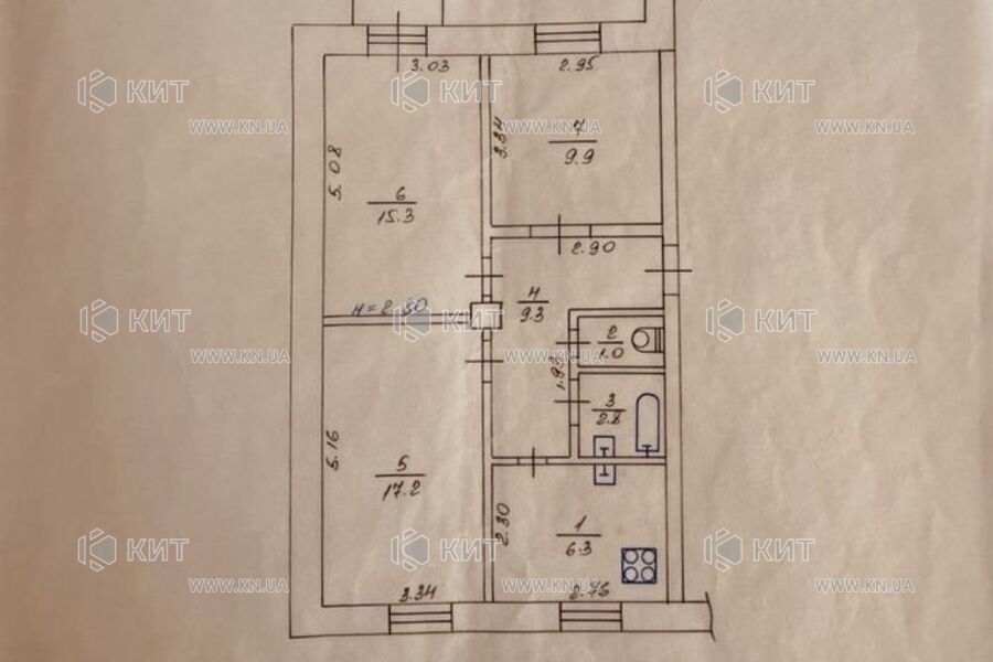 Продажа квартиры Харьков, Спортивная, Гагарина, Защитников, 63м²