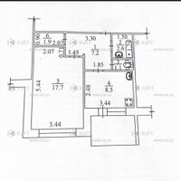 Продаж квартири Харків, Жуковського, П’ятихатки, 41.6м²
