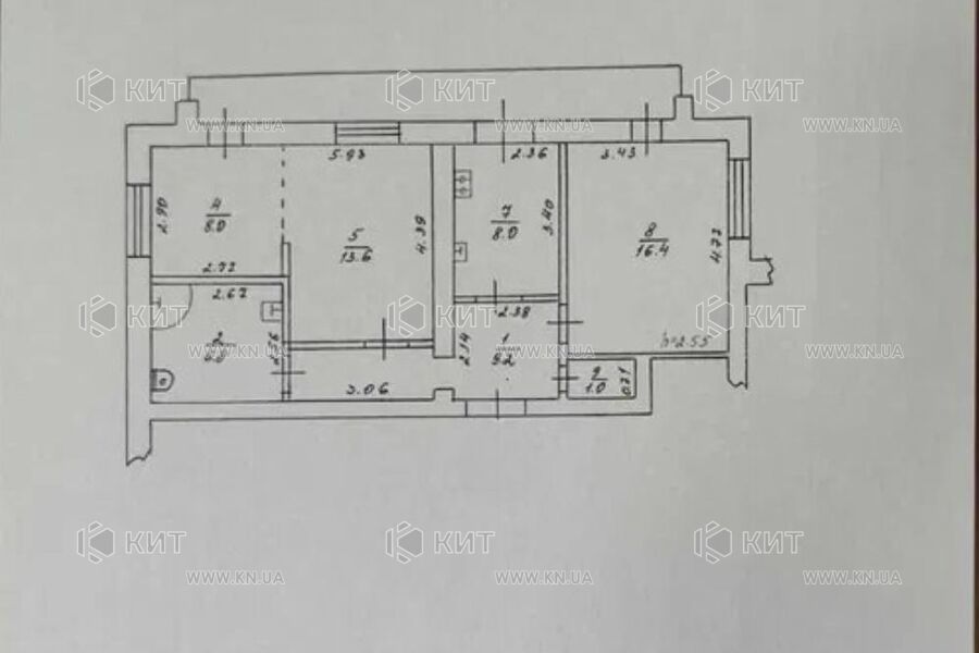 Продажа квартиры Харьков, Новые дома, 66.3м²