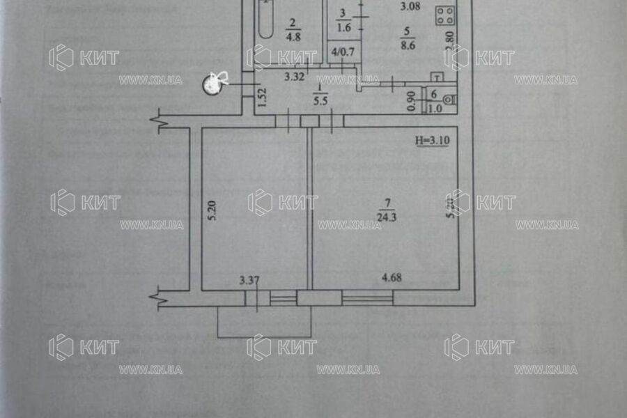 Продажа квартиры Харьков, Спортивная, Гагарина, Защитников, 65м²