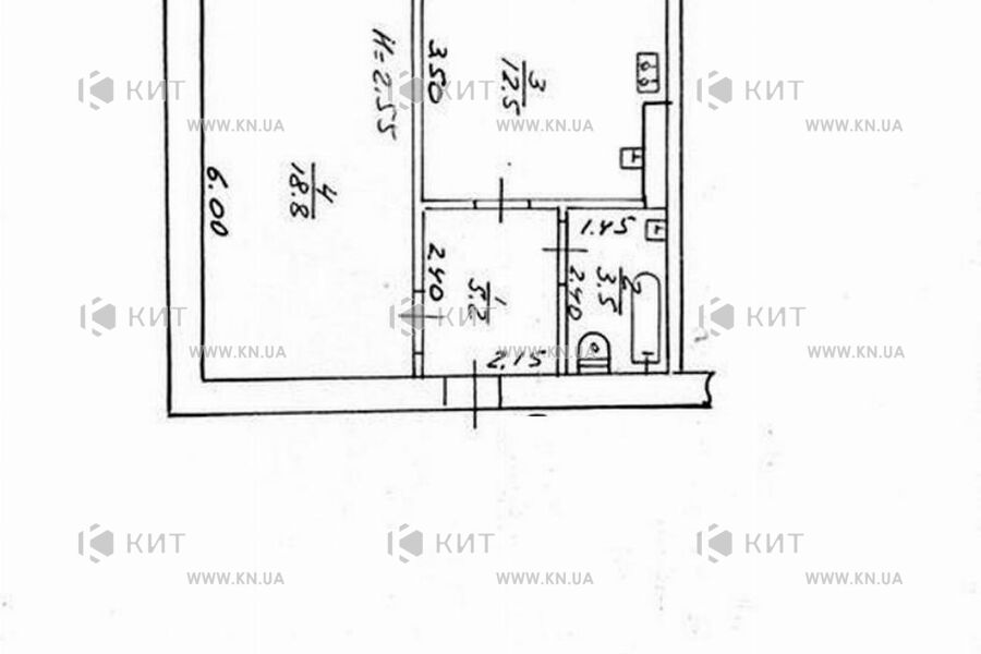 Продажа квартиры Харьков, Киевская, Гидропарк, 40м²